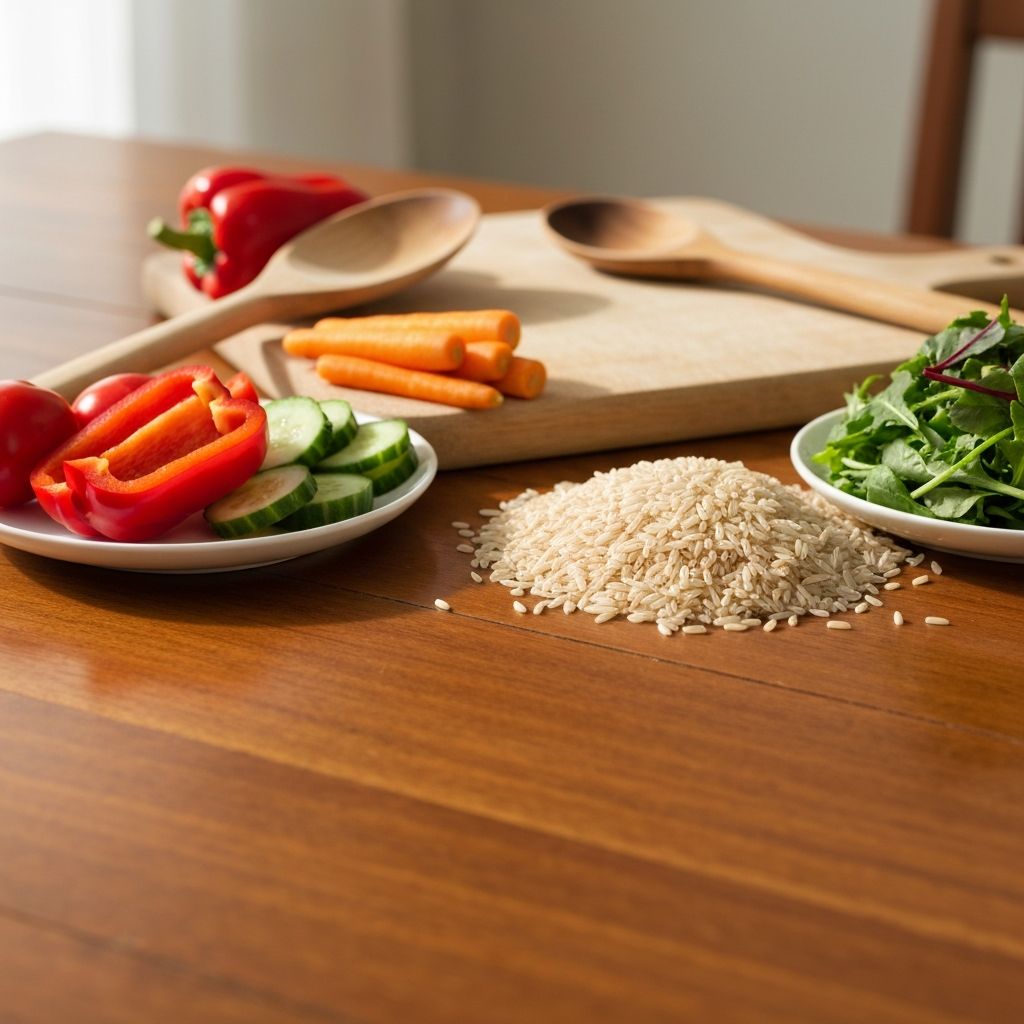 Healthy meal preparation